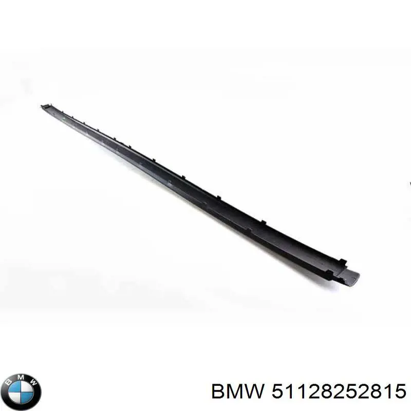 51128252815 BMW moldura de parachoques trasero