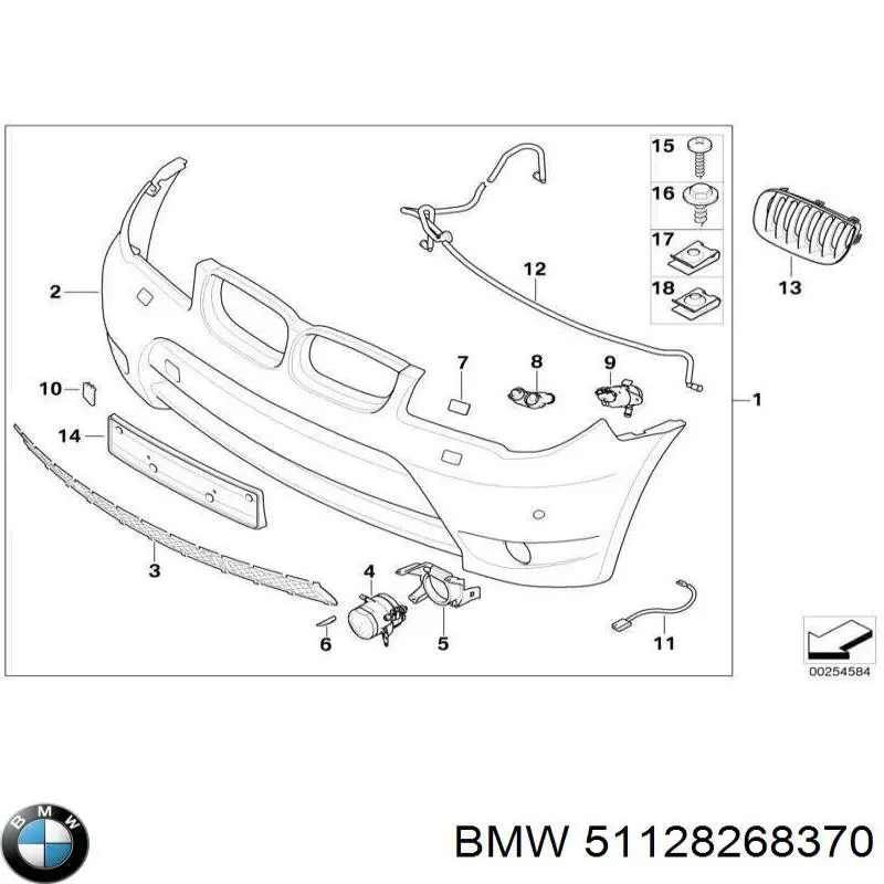 Soporte para sensores de estacionamiento trasero lateral para BMW X5 (E53)