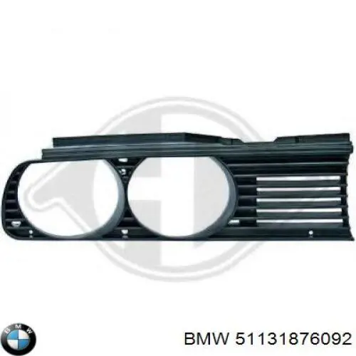 Panal de radiador derecha para BMW 3 (E30)