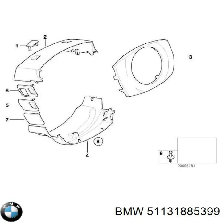 Comprar 51131885399 BMW 