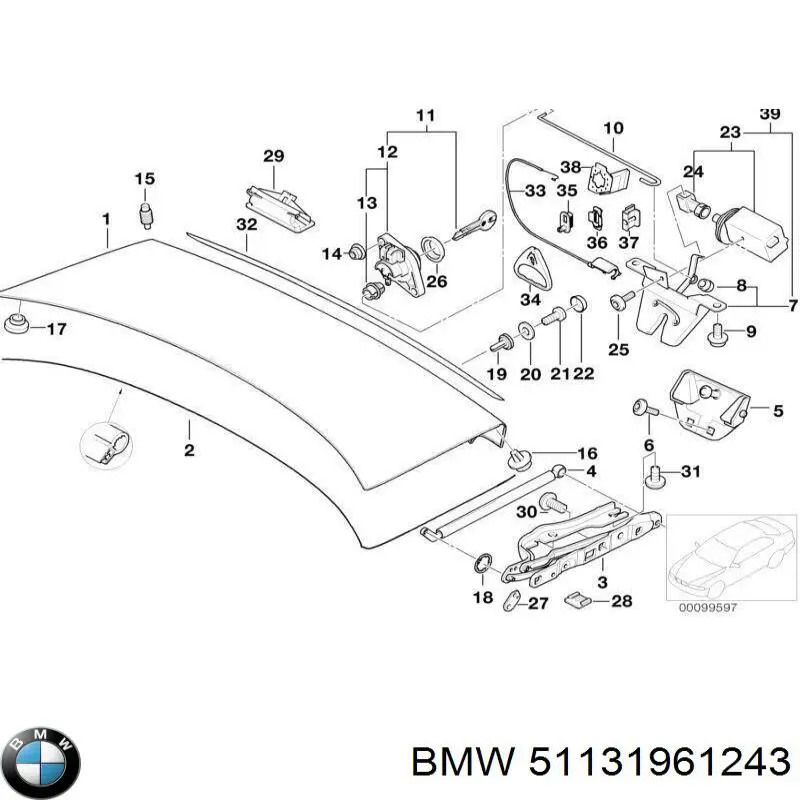  BMW 51131961243 precio, desde 9,89 EUR