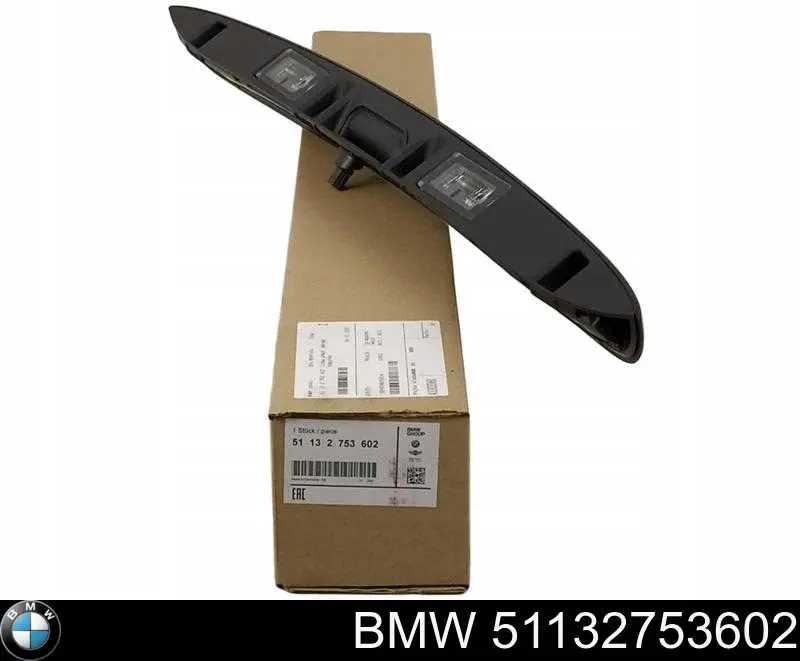 Tirador de puerta de maletero exterior 51132753602 BMW