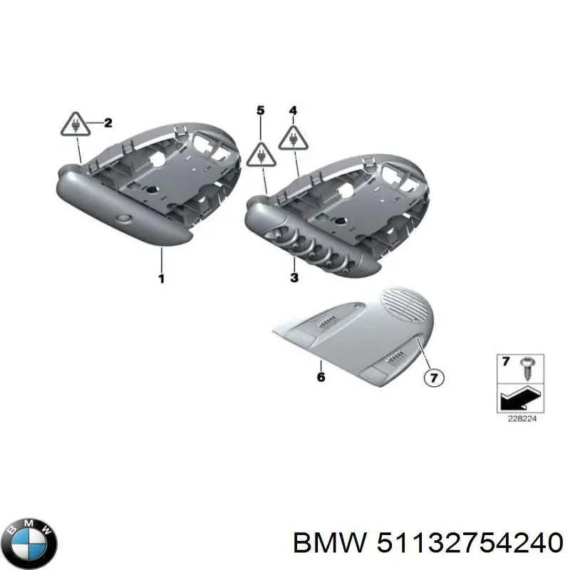 Comprar 51132754240 BMW Tirador de puerta de maletero exterior