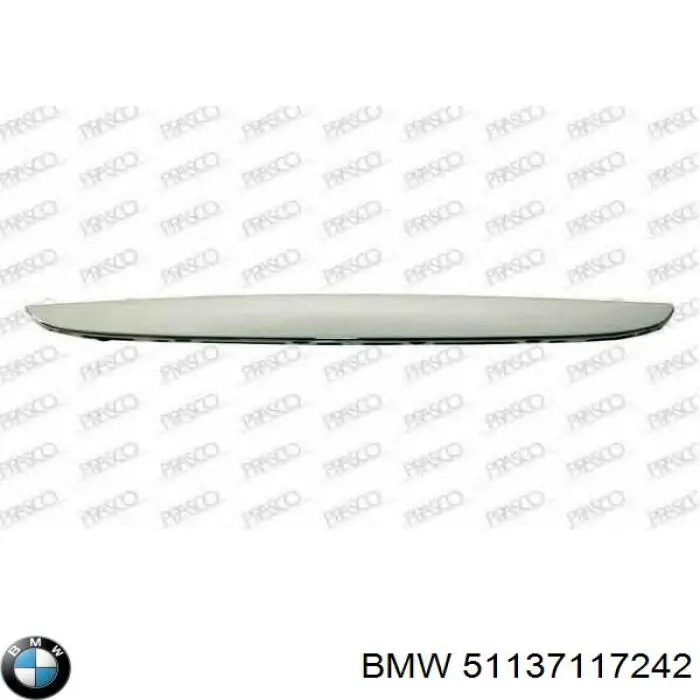 51137117242 BMW moldura de capó