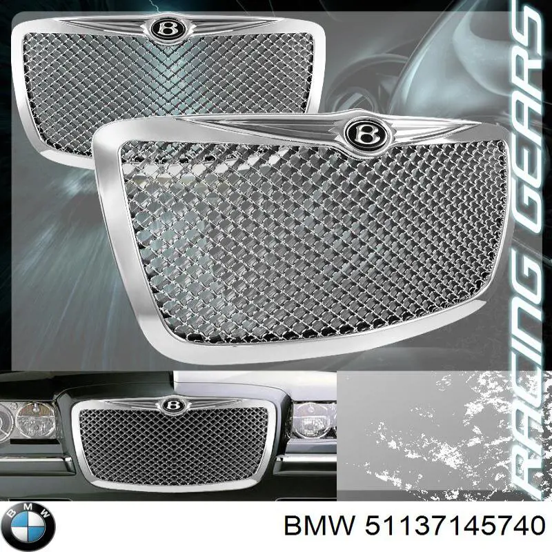 51137145740 BMW panal de radiador derecha