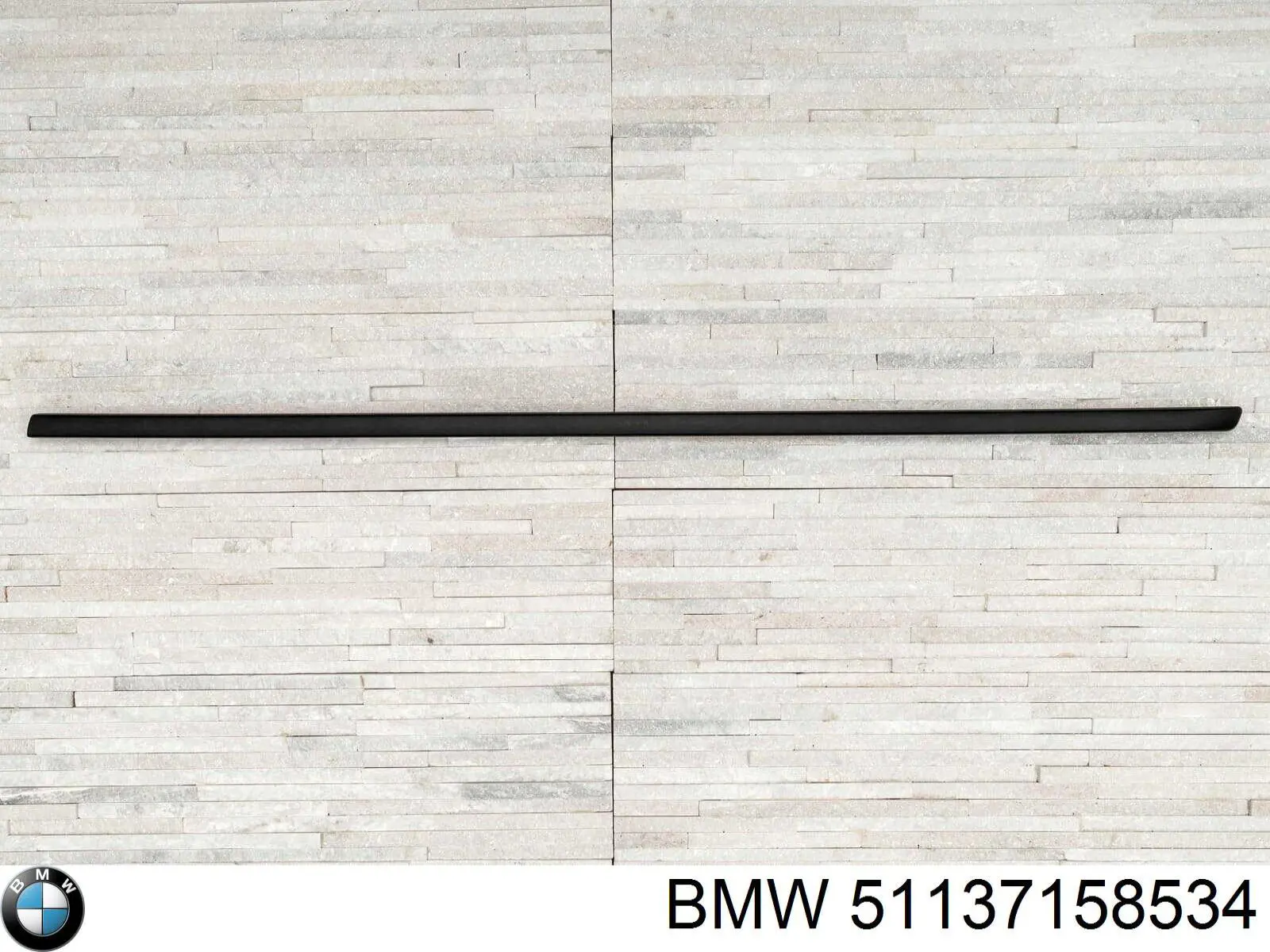 Listón embellecedor de puerta delantera derecha BMW X5 (E70)