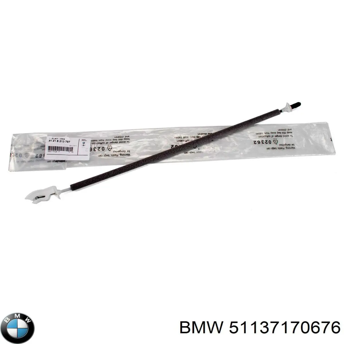 Tirador de puerta de maletero exterior 51137170676 BMW