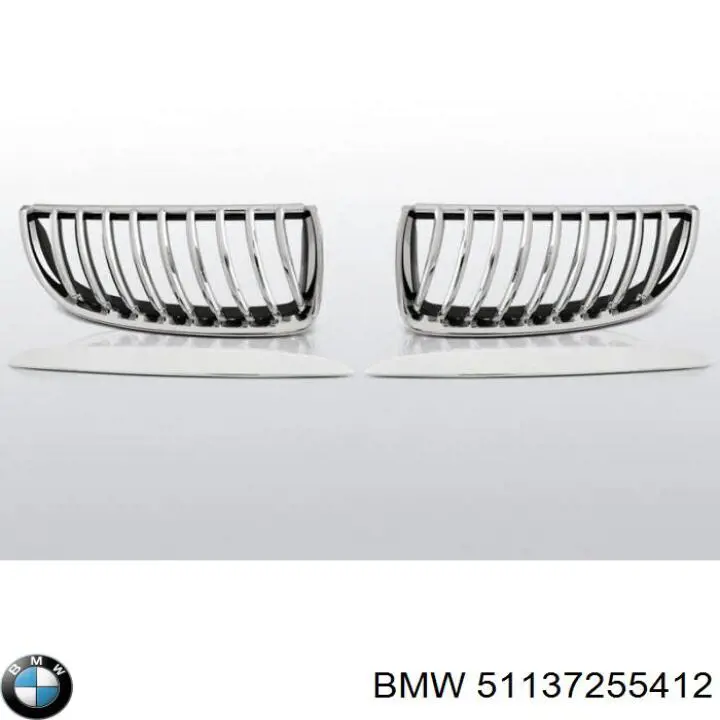 Comprar 51137255412 BMW Rejilla derecha del radiador