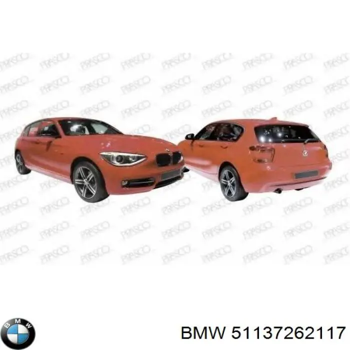 51137262117 BMW panal de radiador izquierda