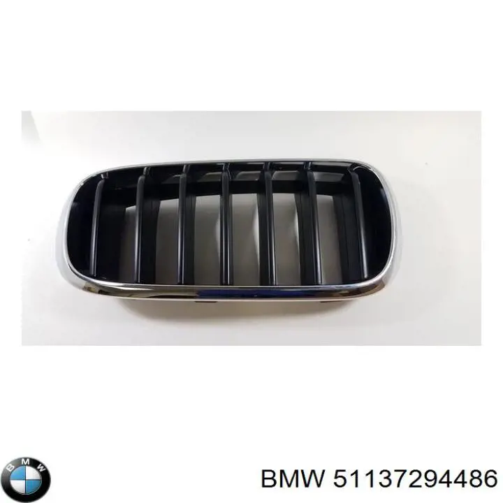 Rejilla derecha del radiador BMW 51137294486 precio, desde 41,22 EUR
