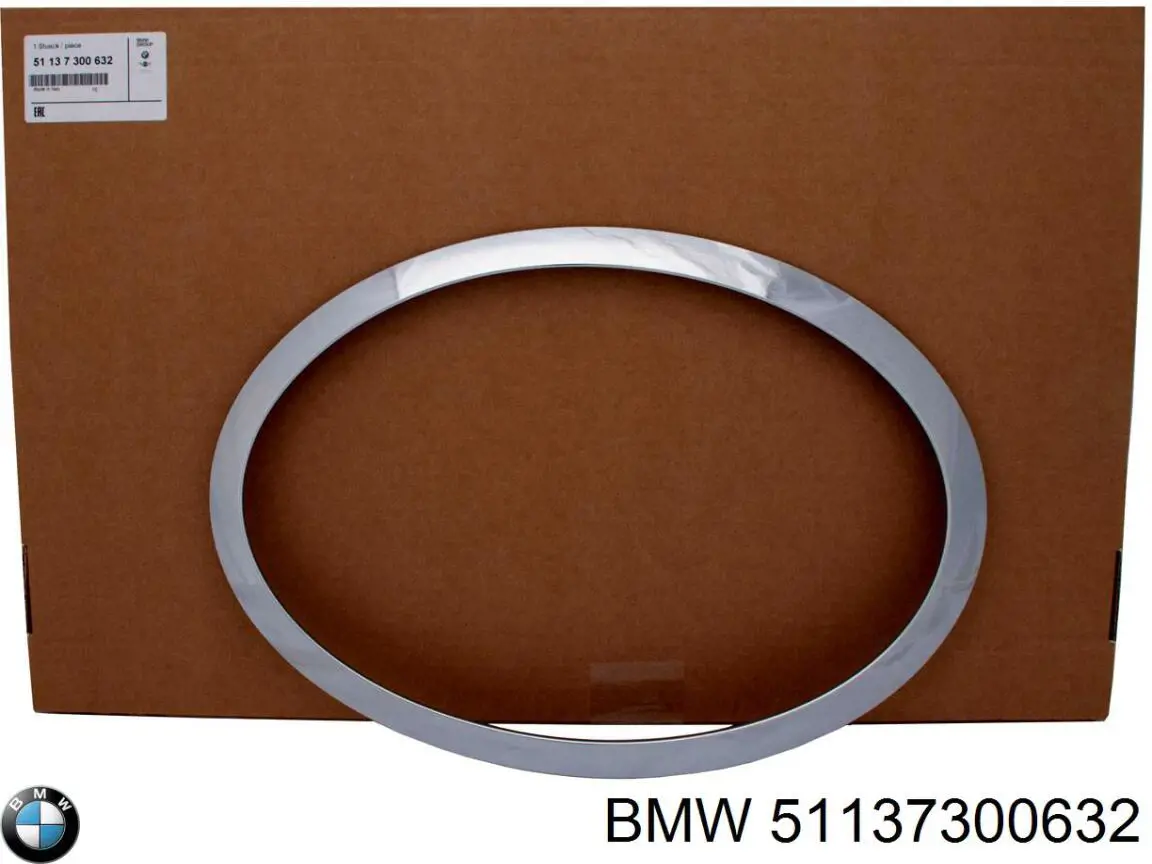 Moldura del faro derecho 7300632 BMW