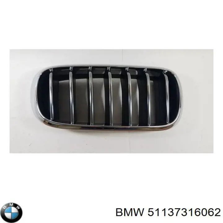 51137316062 BMW panal de radiador derecha