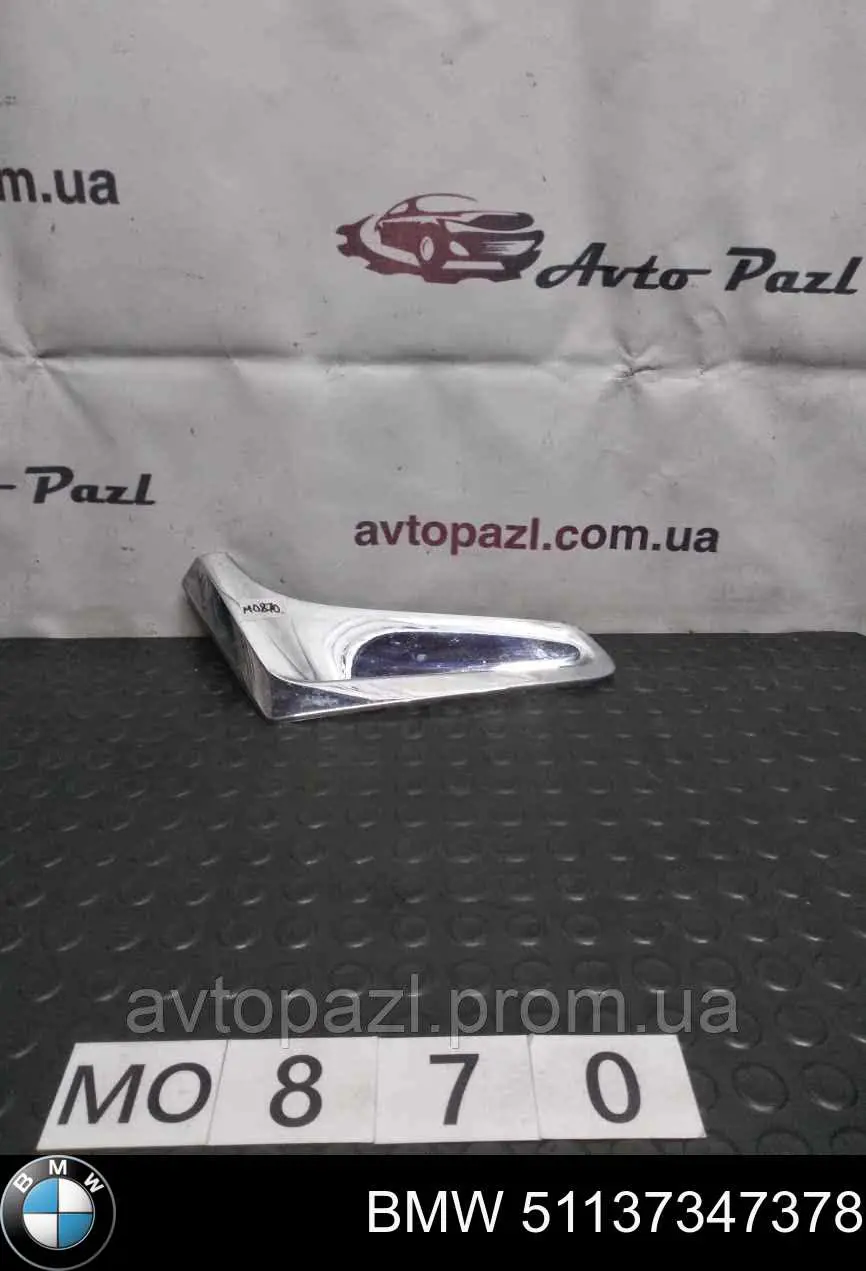 Moldura de guardabarros delantero derecho BMW 51137347378 precio, desde 54,87 EUR