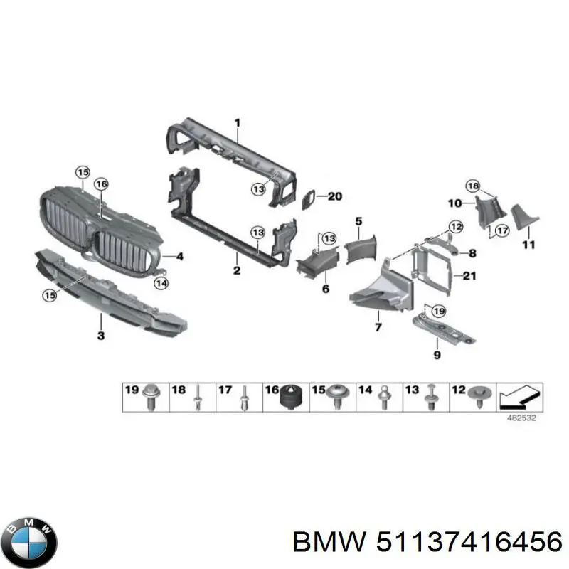  BMW 51137416456 precio, desde 6,32 EUR