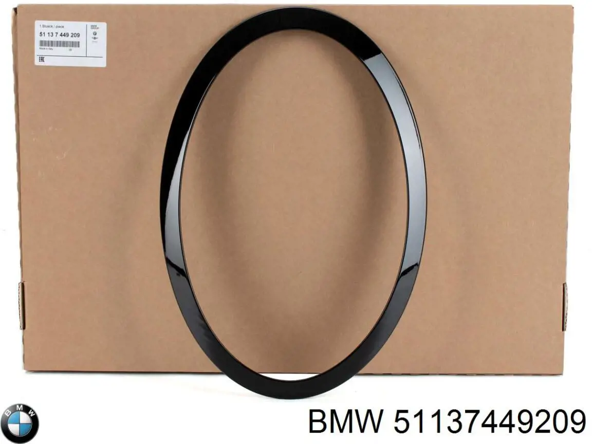 Moldura del faro izquierdo BMW 51137449209 precio, desde 73,11 EUR