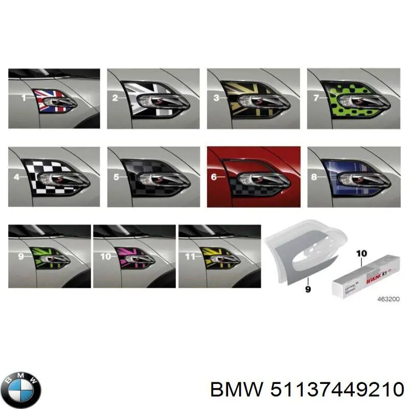 Moldura del faro derecho BMW 51137449210 precio, desde 102,77 EUR