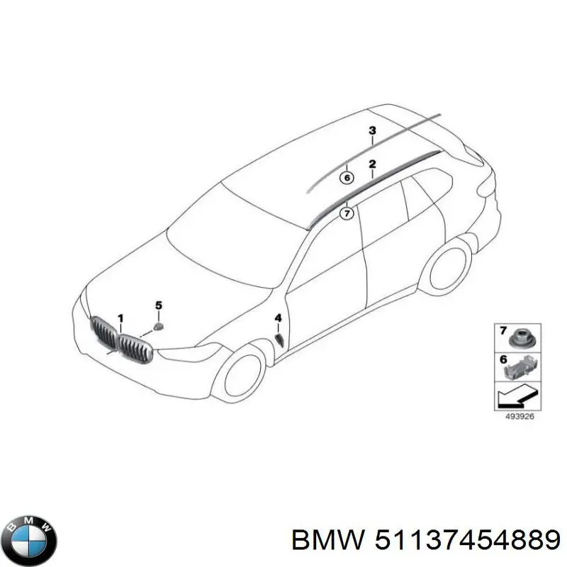 51137454889 BMW Calandra