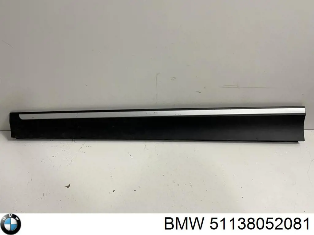 51138052081 BMW moldura de la puerta delantera izquierda