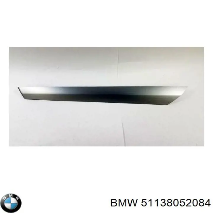 51138052084 BMW moldura de la puerta trasera derecha