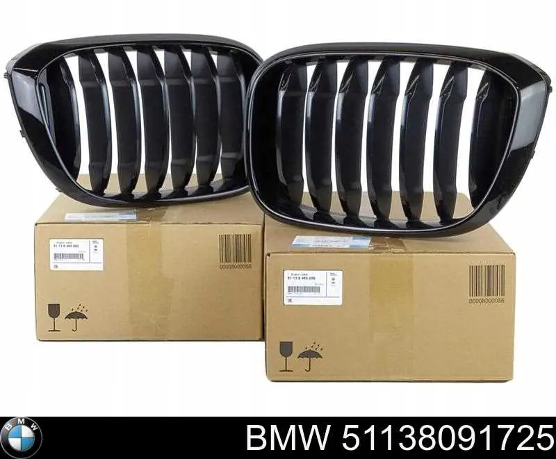 Panal de radiador izquierda para BMW X4 (G02, F98)