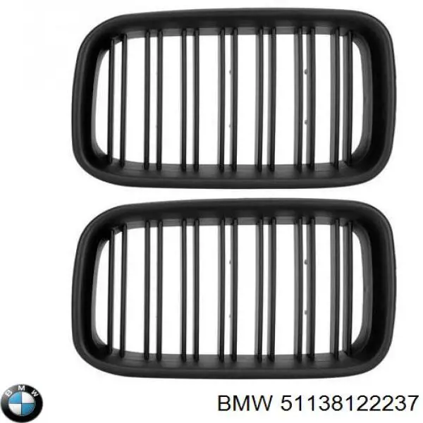 Parrilla izquierda del radiador BMW 51138122237 precio, desde 33,76 EUR