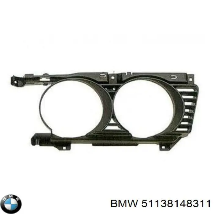 Panal de radiador izquierda para BMW 5 (E34)