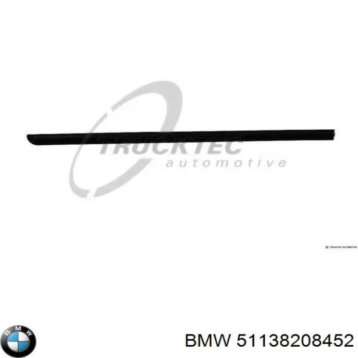 Moldura puerta trasera derecha para BMW 3 (E46)