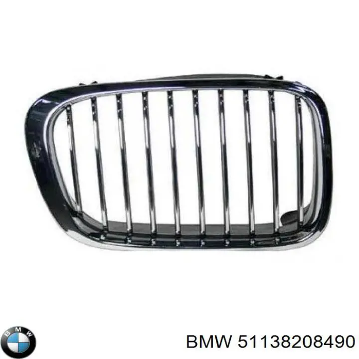 Rejilla derecha del radiador BMW 51138208490 precio, desde 35,45 EUR
