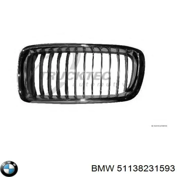 Panal de radiador izquierda para BMW 7 (E38)