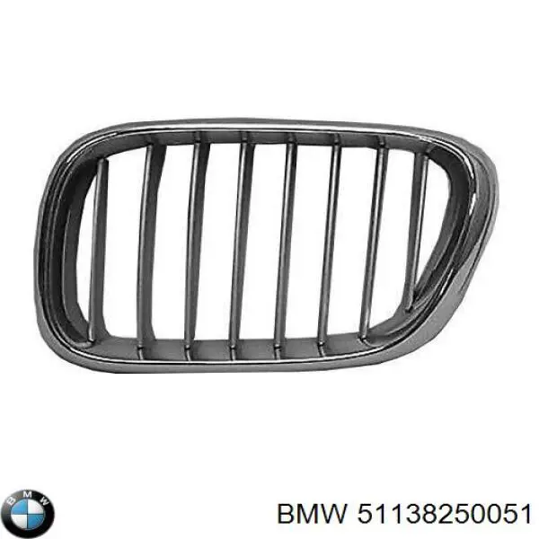 Panal de radiador izquierda para BMW X5 (E53)