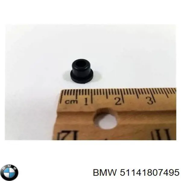 Clip de fijación de la rejilla del radiador al panel 51141807495 BMW