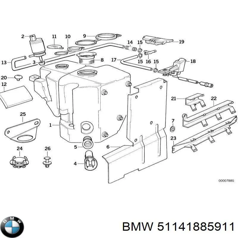 Comprar 51141885911 BMW 