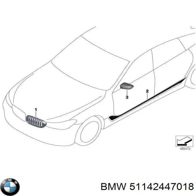  BMW 51142447018 precio, desde 200,01 EUR