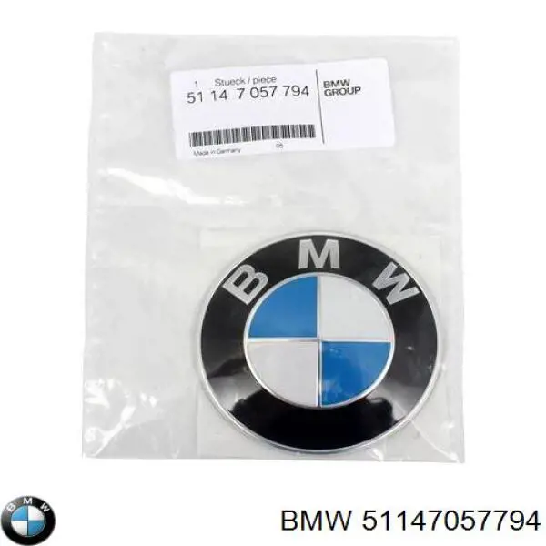 51147057794 BMW emblema de tapa de maletero