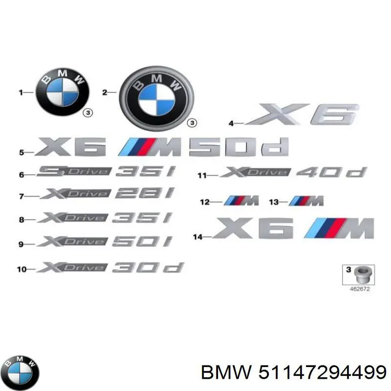  BMW 51147294499 precio, desde 66,75 EUR