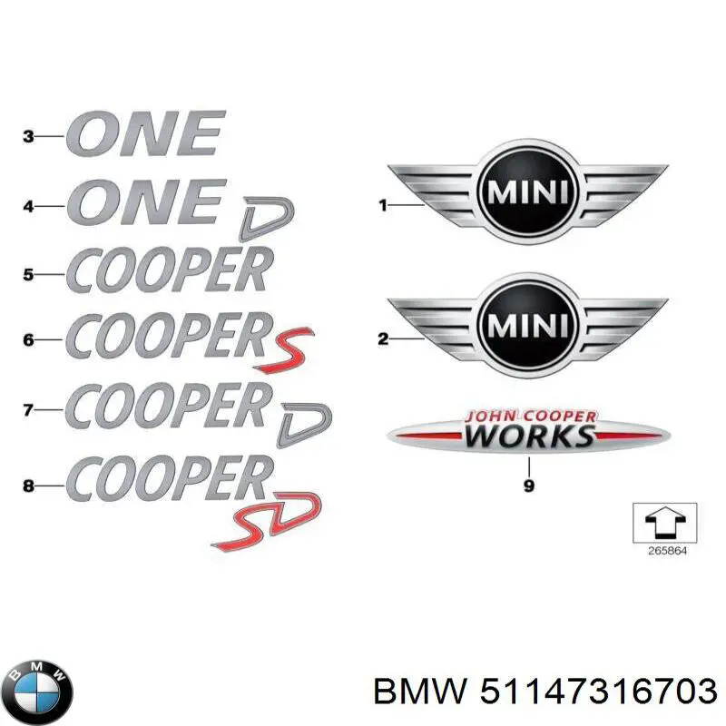  BMW 51147316703 precio, desde 61,39 EUR