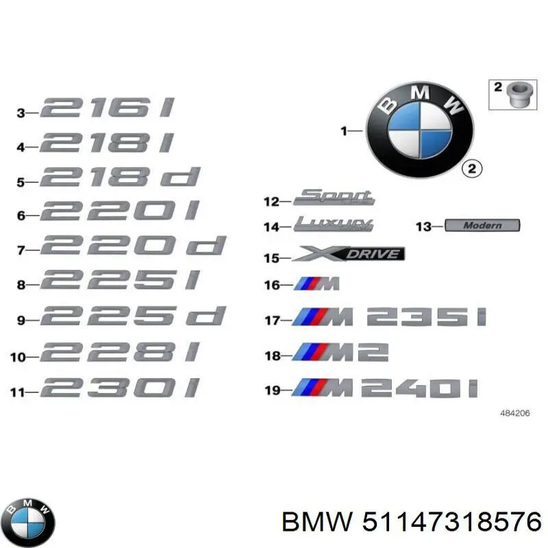 51147318576 BMW