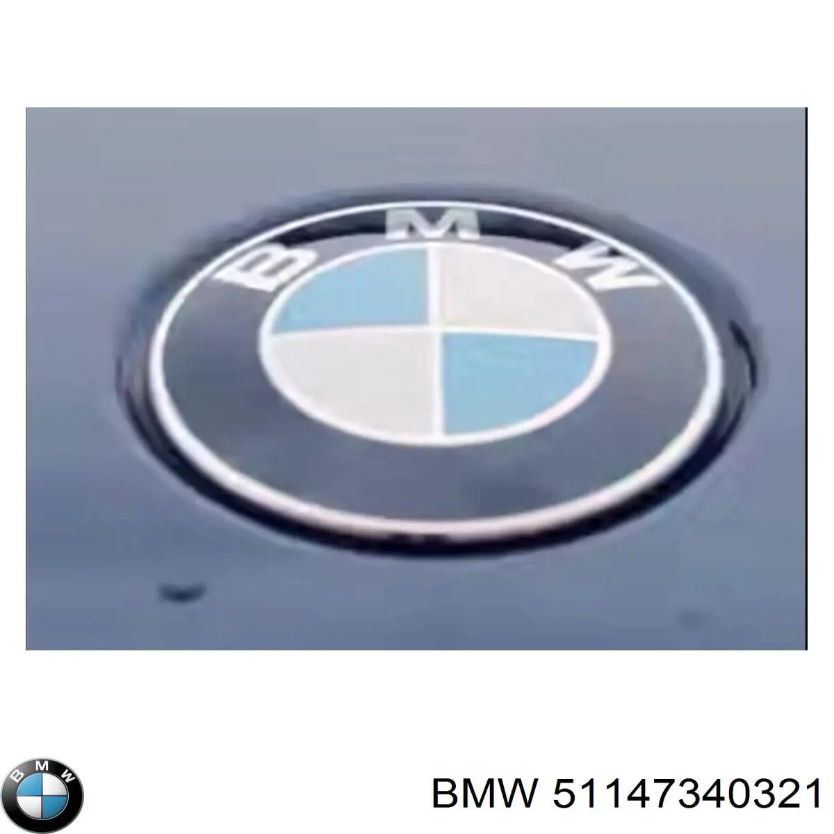 51147340321 BMW emblema de tapa de maletero