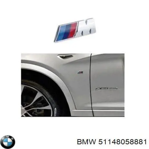 Comprar 51148058881 BMW Emblema de capó