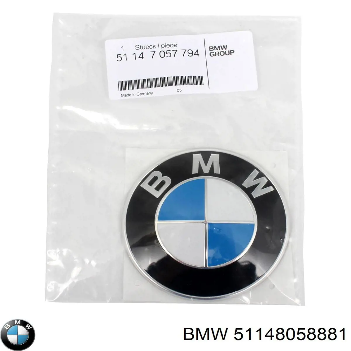 51148058881 BMW emblema de capó