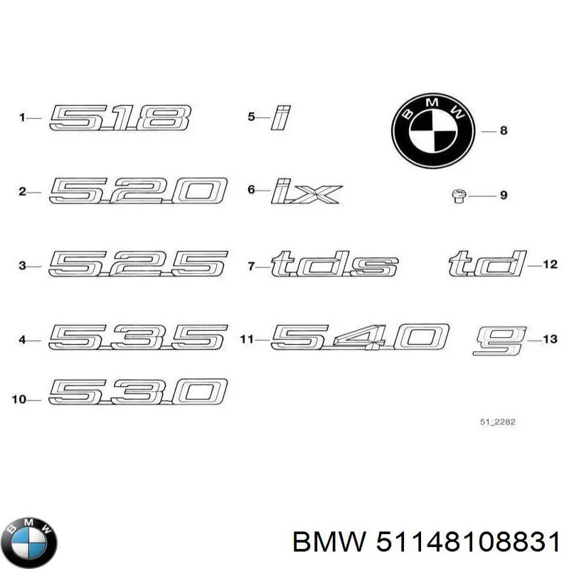 51148108831 BMW