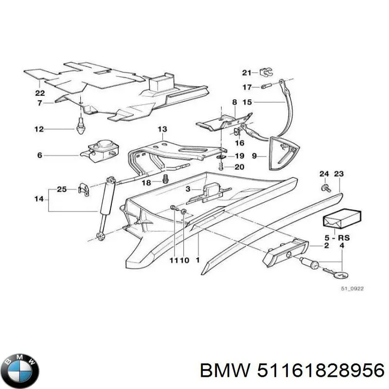 Comprar 51161828956 BMW 