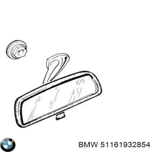 Espejo interior BMW 51161932854 precio, desde 267,17 EUR