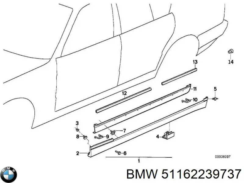  BMW 51162239737 precio, desde 4,46 EUR