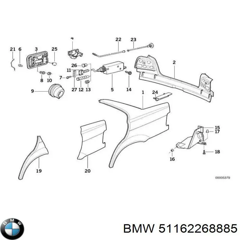  BMW 51162268885 precio, desde 26,07 EUR