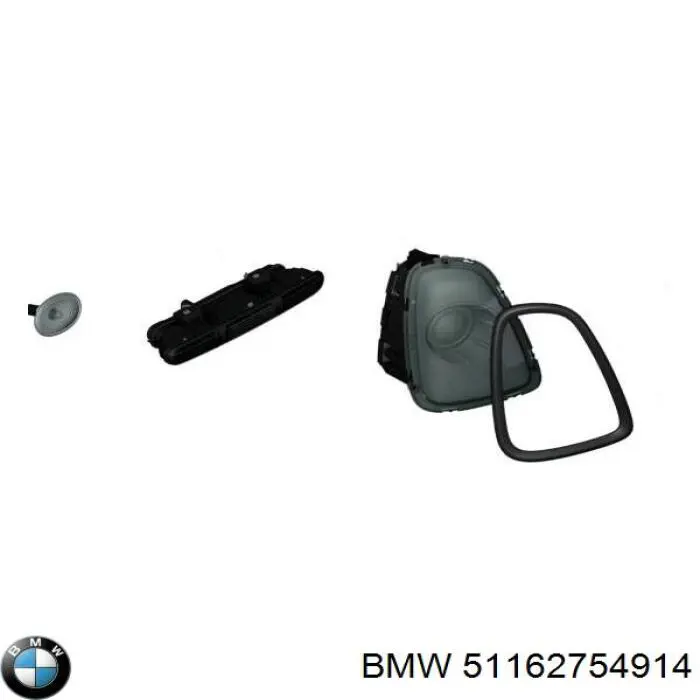 51162754914 BMW superposicion(cubierta De Espejo Retrovisor Derecho)