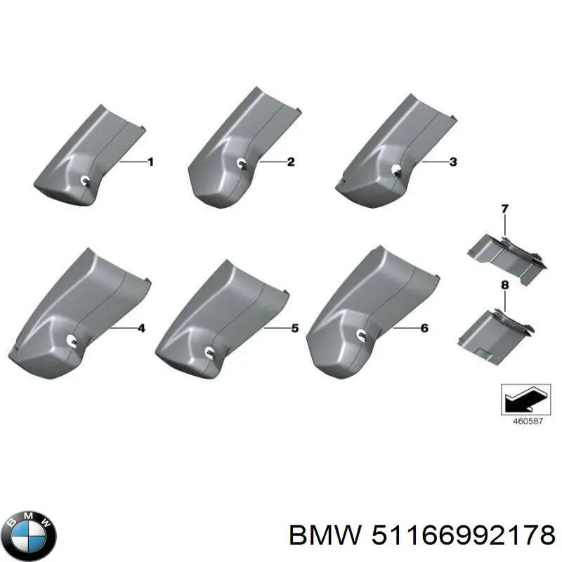 Comprar 51166992178 BMW Espejo interior