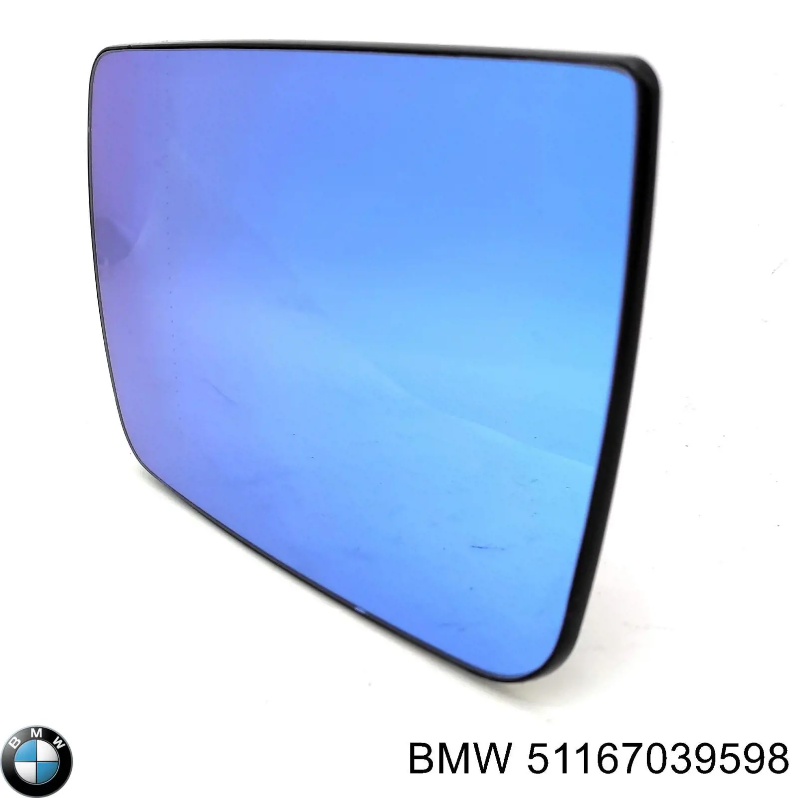 Cristal de retrovisor exterior derecho para BMW X5 (E53)