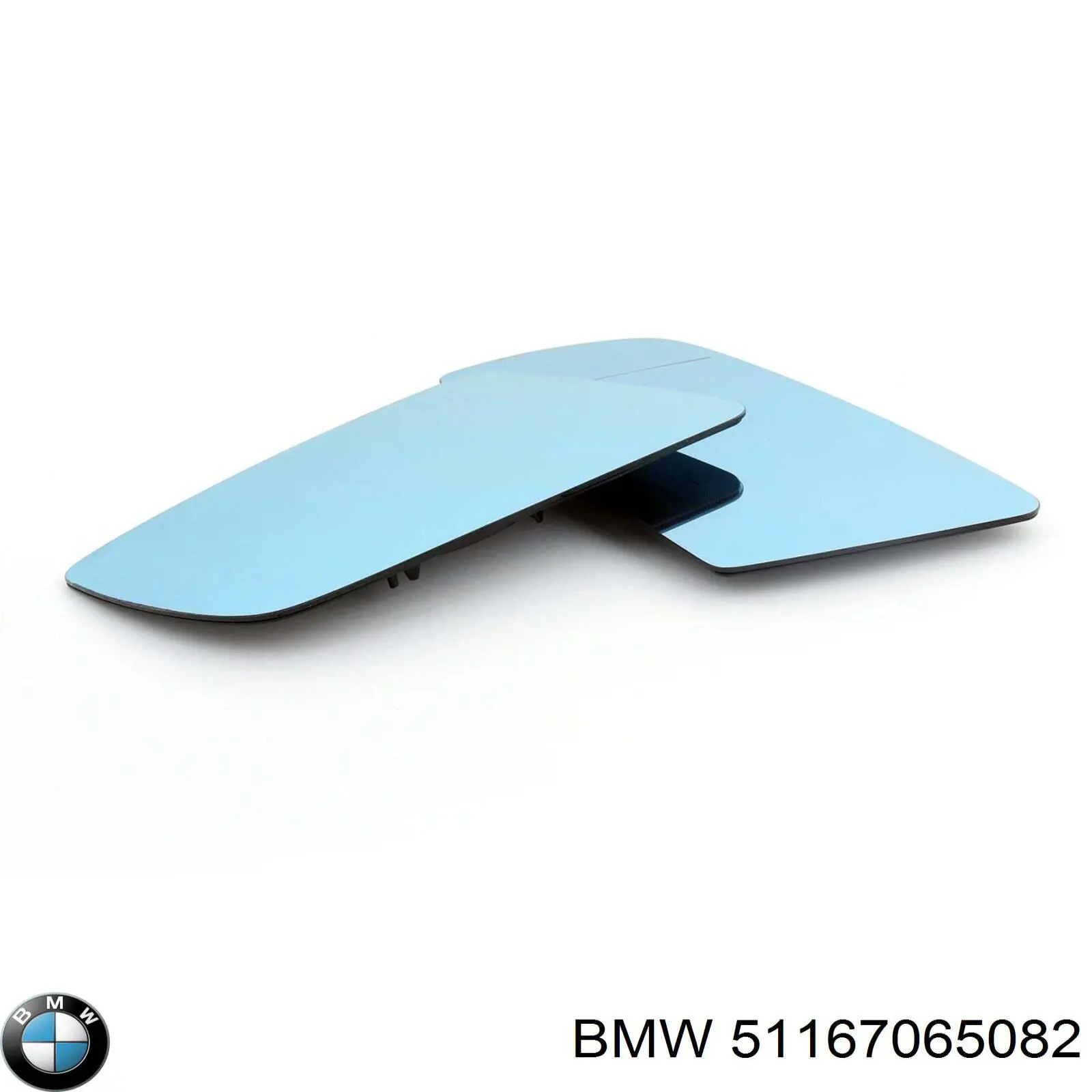 Cristal de retrovisor exterior derecho para BMW 5 (E60)