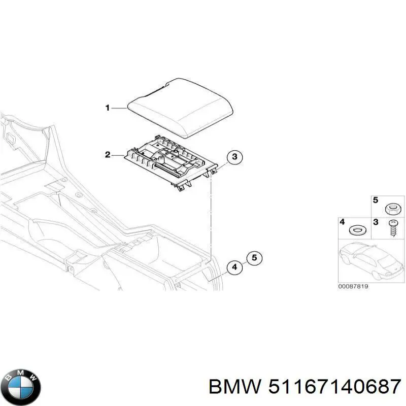 Apoyabrazos para BMW 5  E39